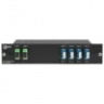 Мультиплексор DWDM двухволоконный 4-канальный в 1/2-слоте