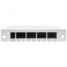 Пластиковая кассета для оптических распределительных коробок 8 портов SC