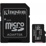 32 Гб Карта памяти Kingston Canvas Select Plus microSDHC + SD адаптер (SDCS2/32GB), UHS-I, U1, class 10