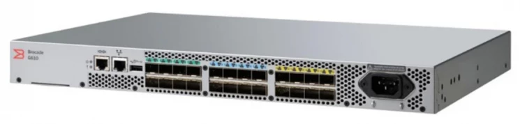 Коммутатор Brocade G610 16Gb FC, Enterprise Bundle, 16 активных порта, комплект модулей