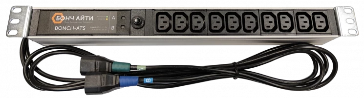 Блок розеток с АВР BONCH-ATS/PDU 8A-10C13-C14/C14
