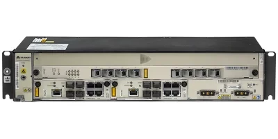 2RU шасси Huawei OLT GPON, 2 слота для установки интерфейсных модулей, 8 GPON портов, DC