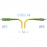 Патчкорд оптический FC/APC-SC/APC SM G.657.A1 5 метров