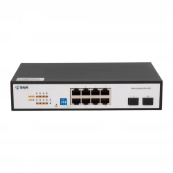 Управляемый Web Smart PoE коммутатор уровня 2 SNR-S2300G-8TM-POE