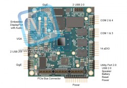 Процессор Intel Atom E3800 PC/104 Single Board Computers & Controllers CMX34BTD1330HR‑4096