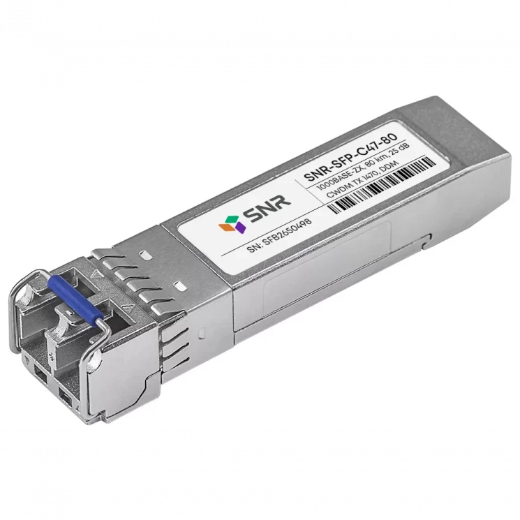 Модуль SFP CWDM оптический, дальность до 80км (25dB), 1470нм