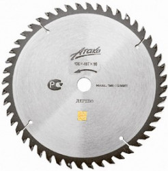 Круг пильный твердосплавный АТАКА 8079120 210х40Tх30мм дерево ч/рез профи