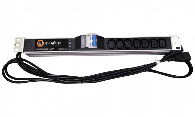 Блок розеток с АВР BONCH-ATS/PDU 8A-7C13-Av-C14/C14