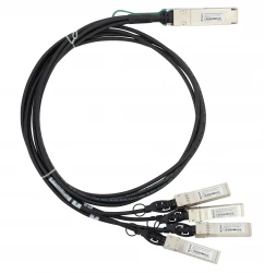 Модуль 40G QSFP-40G->4xSFP+ DAC, дальность до 1м