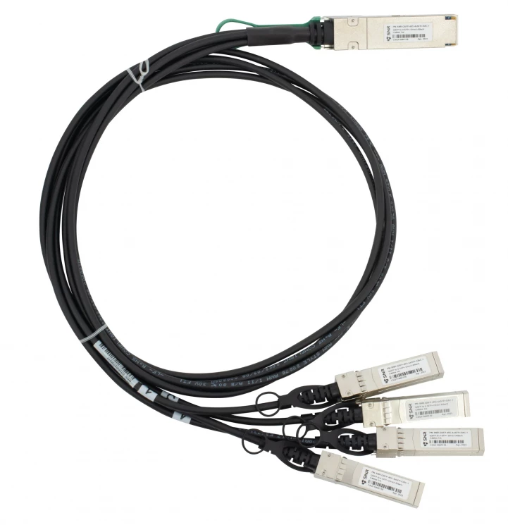 Модуль 40G QSFP-40G->4xSFP+ DAC, дальность до 1м