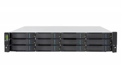Система хранения данных Infortrend GS3012R2CF-D (2xCtrl, до 12xHDD, 4xSAS12G внеш. порт, 4x4GB, 8x10G портов iSCSI)