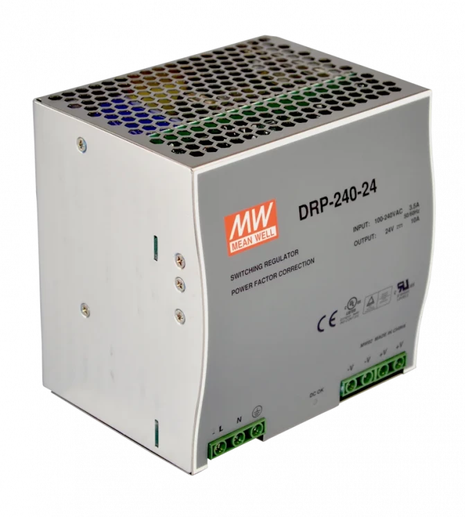 DRP-240-48 Блок питания на DIN-рейку, 48В, 5А, 240Вт Mean Well