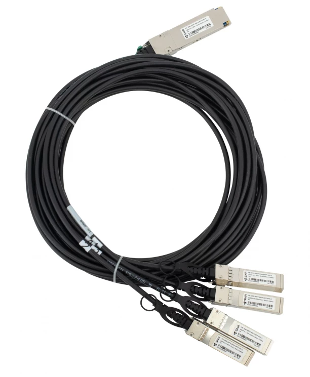 Модуль 40G QSFP-40G->4xSFP+ DAC, дальность до 3м