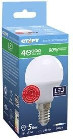LED-Sphere-E14-5W30, Лампа светодиодная "шар" 5Вт, 220B, матовая