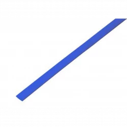 Трубка термоусадочная 8.0/4.0 1м син. REXANT 20-8005