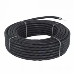 Металлорукав DN 20мм в герметичной ПВХ изоляции низкотемпературный Dвн 20.5мм Dнар 25.5 с протяжкой