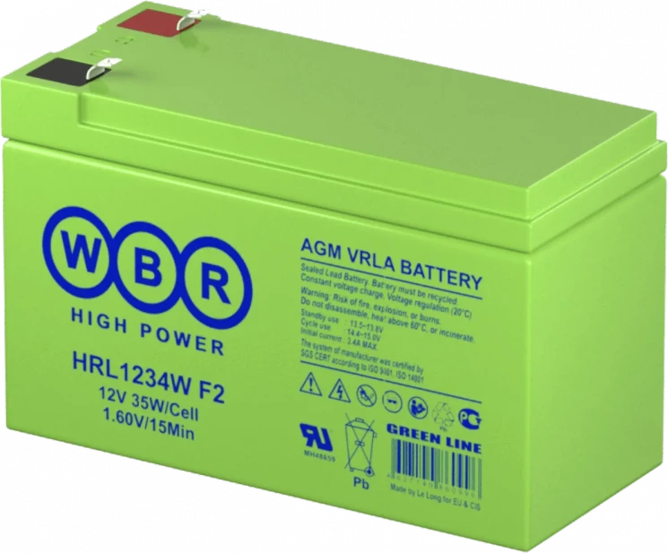 Батарея аккумуляторная WBR HRL1234W F2