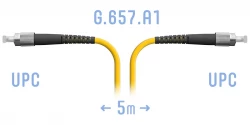 Патчкорд оптический FC/UPC SM G.657.A1 5 метров