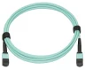 Патчкорд оптический MPO/UPC FF MM, 12 волокон, 1 метр (Cross)