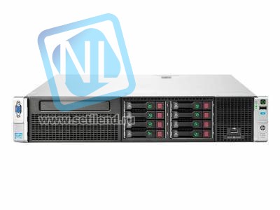 Сервер HP Proliant DL380p Gen8, 2 процессора Intel Xeon 10C E5-2670v2, 64GB DRAM, 8SFF, P420i/1GB FBWC
