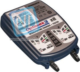 tm450 OptiMate 3х2, Устройство зарядное для свинцовых аккумуляторов 12В 2х0.8А