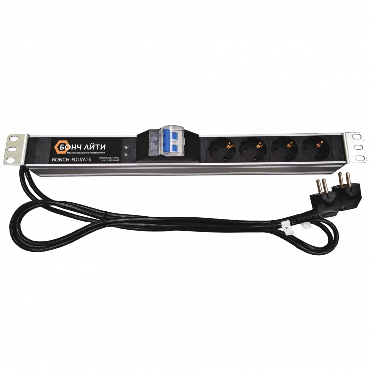 Блок розеток с АВР BONCH-ATS/PDU 8A-4S-Av-S/S