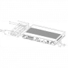Крепления SNR-RMB-ISR11004220-Z (гальваническое покрытие) для маршрутизатора ISR1100/4220 в стойку 19"