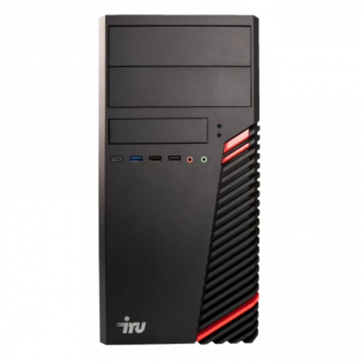 ПК IRU Home 310H6SM MT i5 12400 (2.5) 16Gb SSD256Gb UHDG 730 Free DOS GbitEth 400W черный (1901043)
