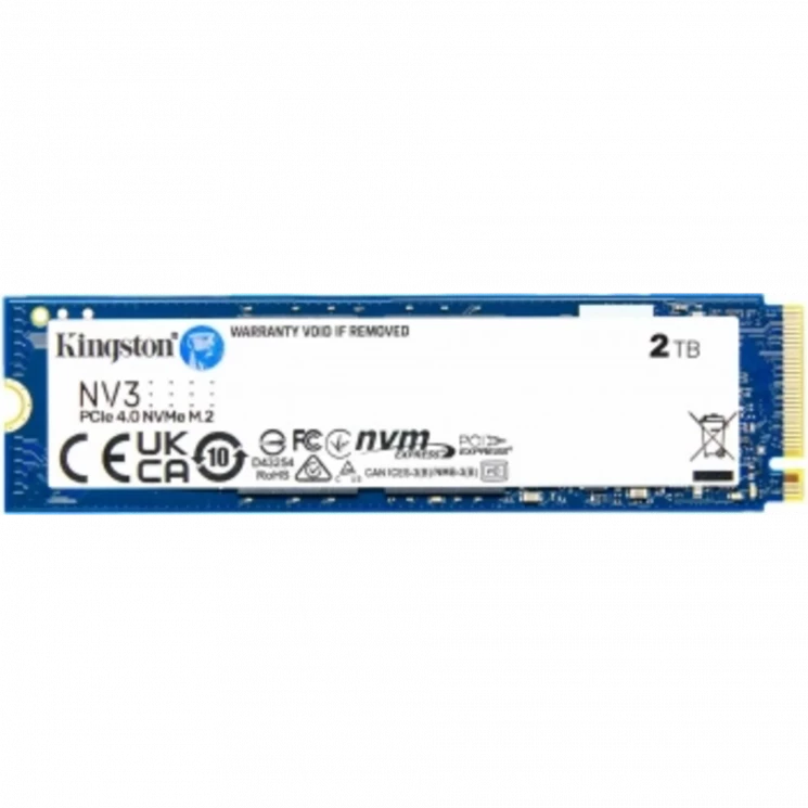 Накопитель SSD Kingston PCIe 4.0 x4 2TB SNV3S/2000G NV3 M.2 2280