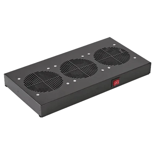 Вентиляторный блок SILART Стойка 19" 579 м3/ч 48 VDC Черный SVB-340-11