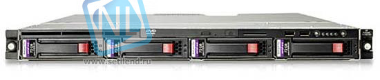 Сервер Proliant HP 464208-421 Proliant DL165R05 2346HE Hot Plug SATA/SAS (Rack1U OpteronQC 1.8Ghz(2Mb)/2x1Gb/SAS RAID(1/0)/noLFF HDD(2active(4w/bckpln)/noCD.noFDD/2xGigEth)-464208-421(NEW)