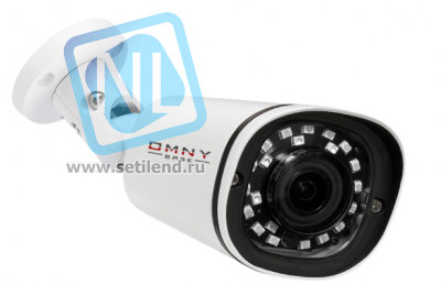 IP камера OMNY miniBullet2Z-WD серия BASE уличная real WDR, 2.0 Мп, мотор. объектив 2.8-8мм, 12 В, PoE, ИК, Easymic