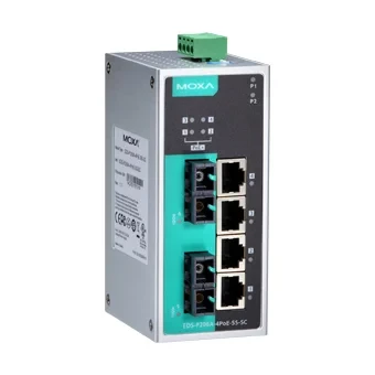 Коммутатор EDS-P206A-4PoE-SS-SC-T