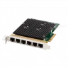 Сетевая карта 6 портов 10/100/1000Base-T (RJ45, Intel i350AM2 и Intel i350AM4), Silicom PE2G6i35-R