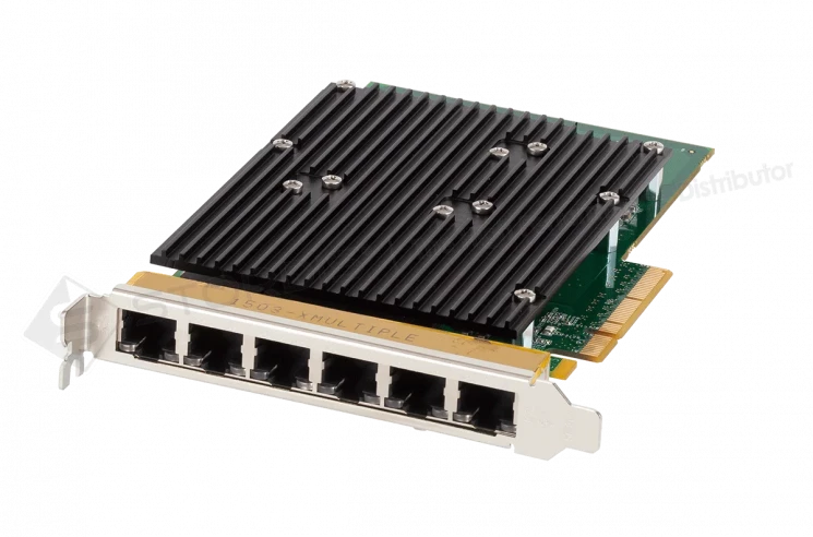 Сетевая карта 6 портов 10/100/1000Base-T (RJ45, Intel i350AM2 и Intel i350AM4), Silicom PE2G6i35-R