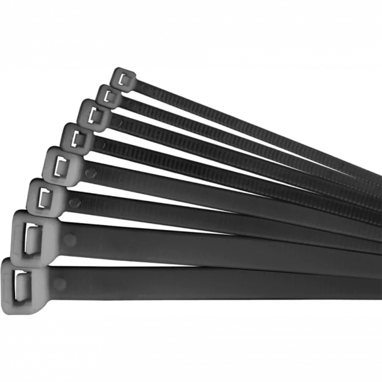 Хомут кабельный 71 345 NCT-076-300-100/BL 7.6х300 нейл. черн. (уп.100шт) Navigator 71345