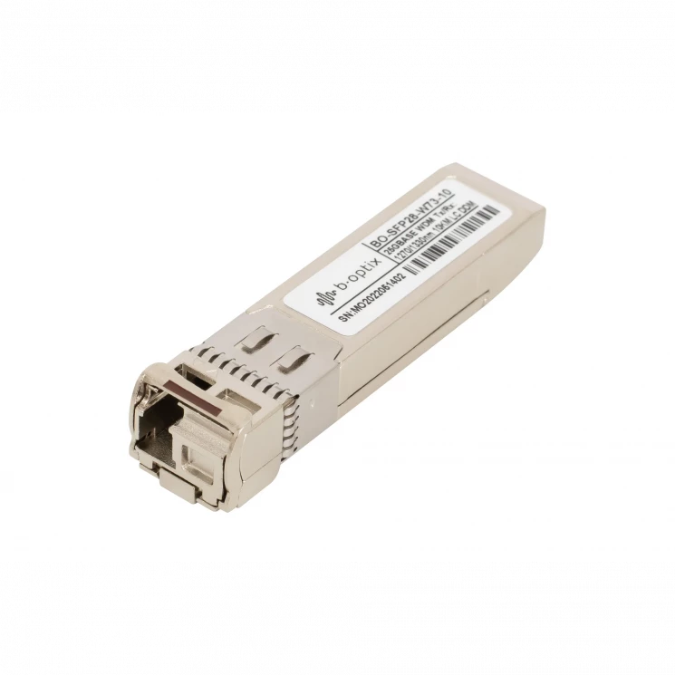 Модуль SFP28 WDM, 25GBASE, разъем LC, дальность до 10км, 1270нм