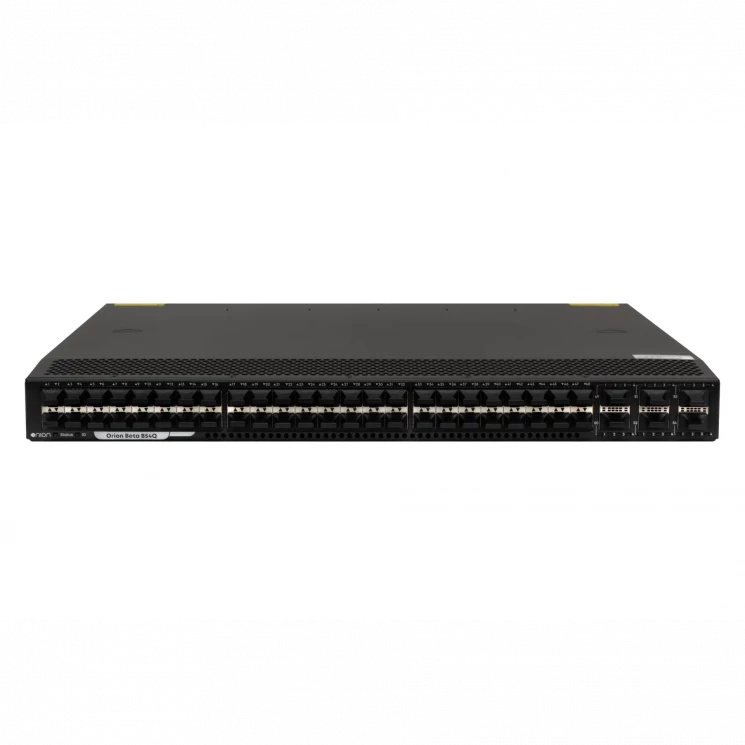 Управляемый коммутатор уровня 3 Orion Beta B54Q, 48x 1/10GE SFP+, 6x 40GE QSFP+, 2x Hot Swap БП 100-240VAC