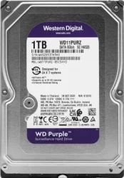 Жесткий диск WD SATA-III 1TB WD11PURZ Surveillance Purple (5400rpm) 64Mb 3.5"