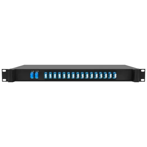Мультиплексор/демультиплексор CWDM SNR MDM-16-1U, 2 ОВ, 16 каналов, LC