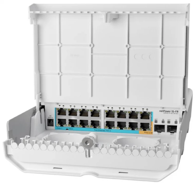 Коммутатор netPower 15FR MikroTik CRS318-1Fi-15Fr-2S-OUT