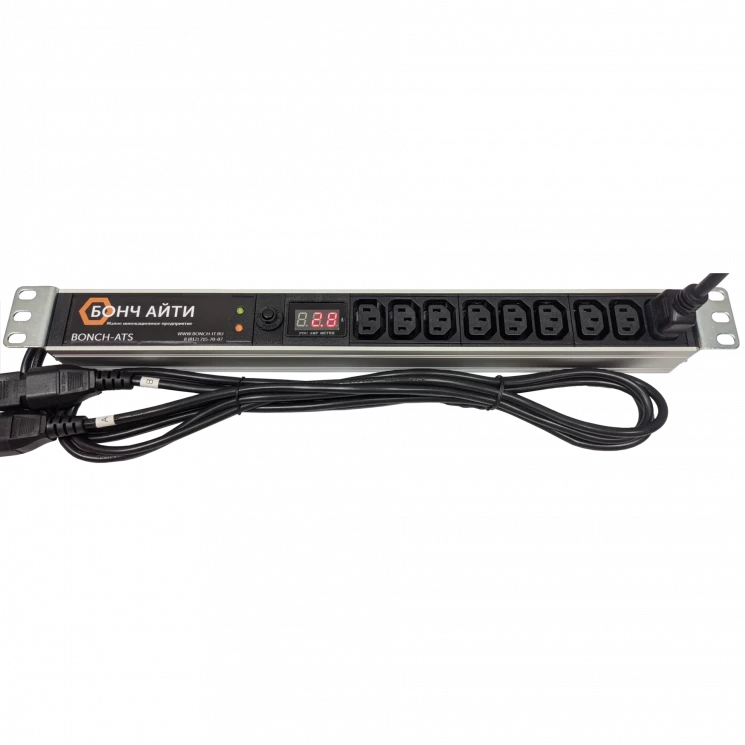 Блок розеток с АВР BONCH-ATS/PDU 8A-9C13-Am-C14/C14