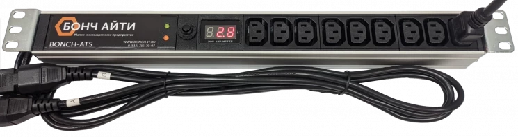 Блок розеток с АВР BONCH-ATS/PDU 8A-9C13-Am-C14/C14