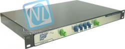 Мультиплексор-Демультиплексор одноволоконный SNR-CWDM-MDM-TV3-4A, 4-канальный + TV 1310 канал