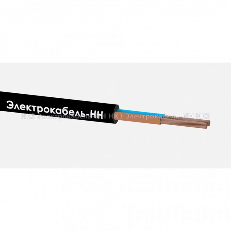 Провод ПВС 2х1 380В Ч (уп.100м) ЭЛЕКТРОКАБЕЛЬ НН 000007171