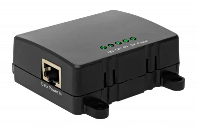 1-портовый сплиттер PS-250-1 PoE 802.3af/802.3at 10/100/1000Mbps, 5В/3А, 9В/2.5А, 12В/2.5А, 18В/1.6А