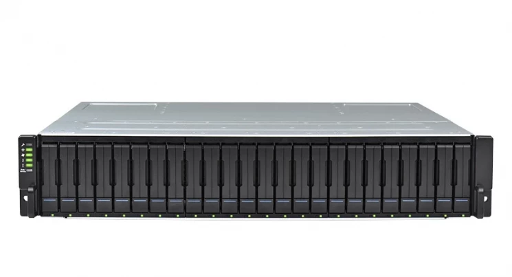Система хранения данных Infortrend GSa2024RC-D (2xCtrl, до 24xHDD, 2xSAS12G внеш. порт, 4x4GB, 8x1G порта iSCSI)