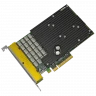 Сетевая карта 6 портов 10/100/1000Base-T Bypass (RJ45, Intel i350AM2 и Intel i350AM4), Silicom PE2G6BPi35-SD
