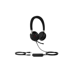 Гарнитура UH38 Dual UC-BAT Дуо, гибридная, USB/Bluetooth, HD звук, шумоподавление, LED-индикатор, з