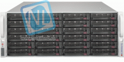 Платформа Supermicro 4U SSG-5049P-E1CTR36L, Один процессор Intel Xeon Scalabl, Intel C622, DDR4, 36x3.5"HDD, 2x2,5"HDD, SAS3 via LSI 3008, 2x10GBase-T